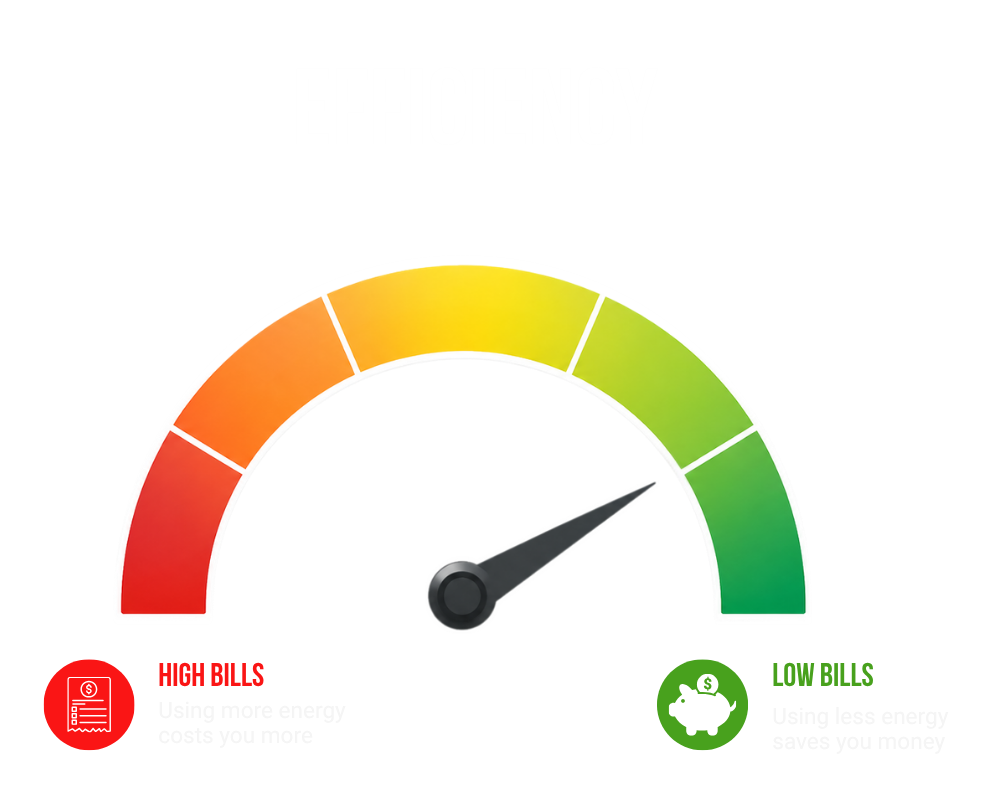 High performance homes, energy efficiency and energy bills